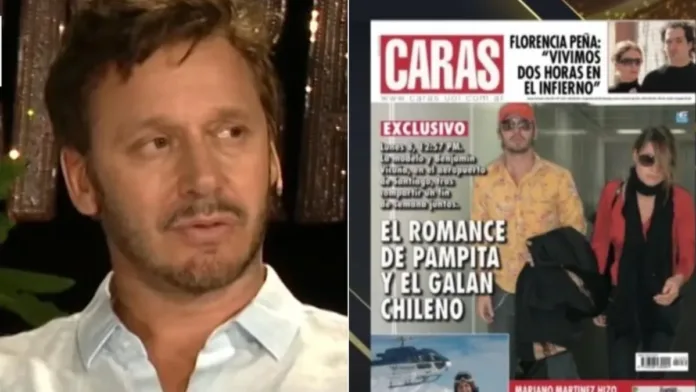 Benjamín Vicuña habla sobre su vulnerabilidad tras la portada de su romance con Pampita.