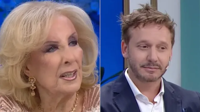 Mirtha Legrand y Benja Vicuña: un tenso cruce por preguntas sobre su vida privada.