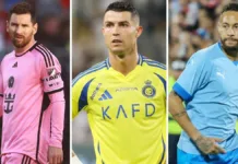 Messi y Cristiano lideran la lista de los futbolistas mejor pagados del mundo.