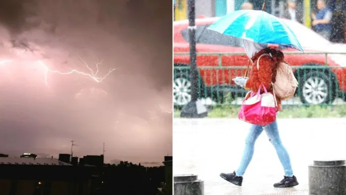 Tormentas eléctricas en tres regiones: inicio del fenómeno y su impacto.