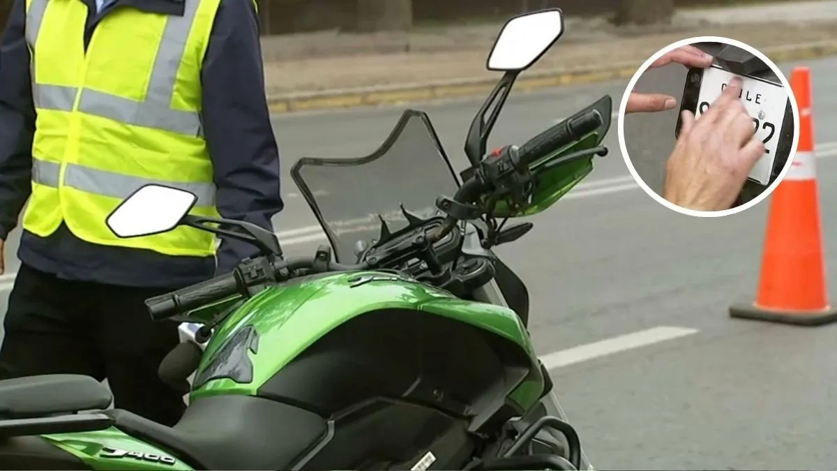 Detenido motorista con patente falsa tras compra sospechosa en Recoleta