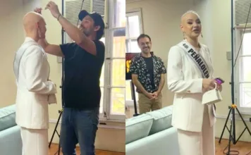 La hija de la 'doctora cahuín' brilla al recibir el 'Premio Inspiración' en Miss Mundo Chile.