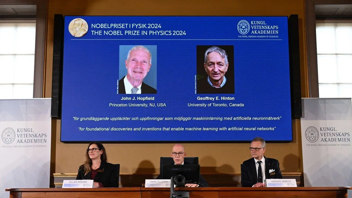 Premio Nobel de Física 2023: Hinton y Hopfield, pioneros en inteligencia artificial, son galardonados