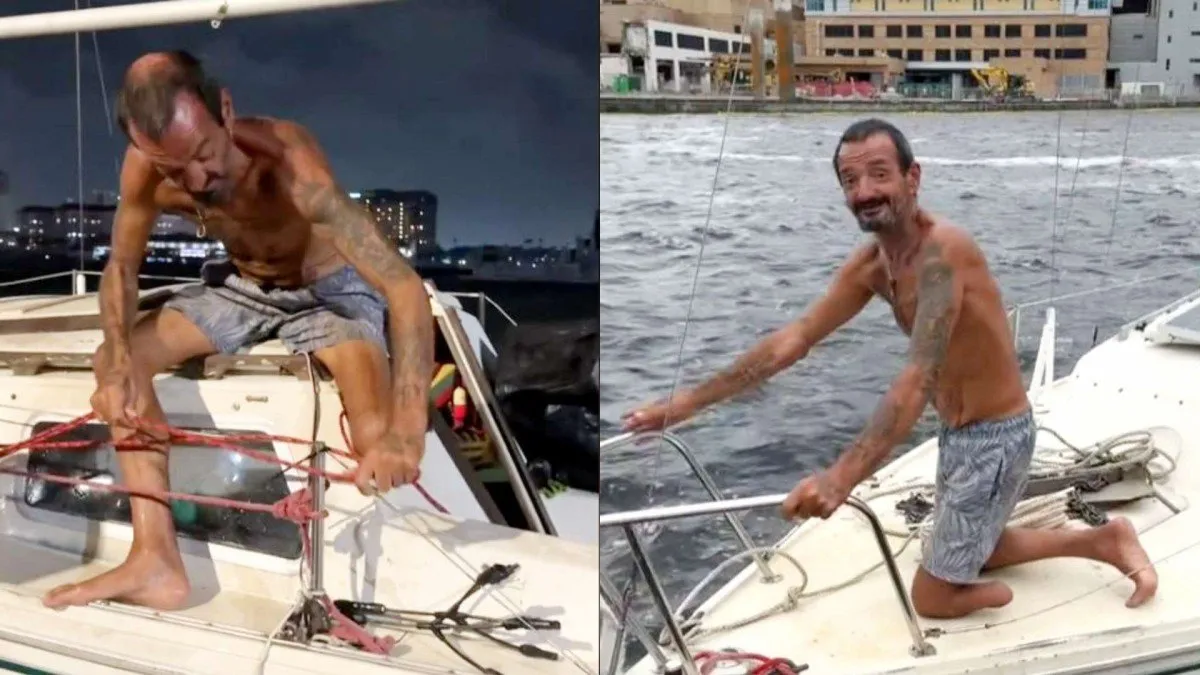 El teniente Dan: héroe que desafió al huracán Milton desde su velero.