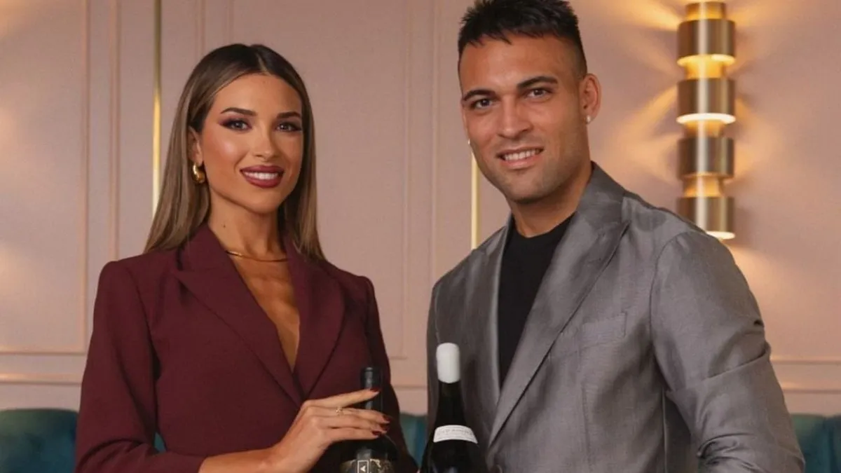 Lautaro Martínez y Agustina Gandolfo lanzan su nueva línea de vinos desde Italia