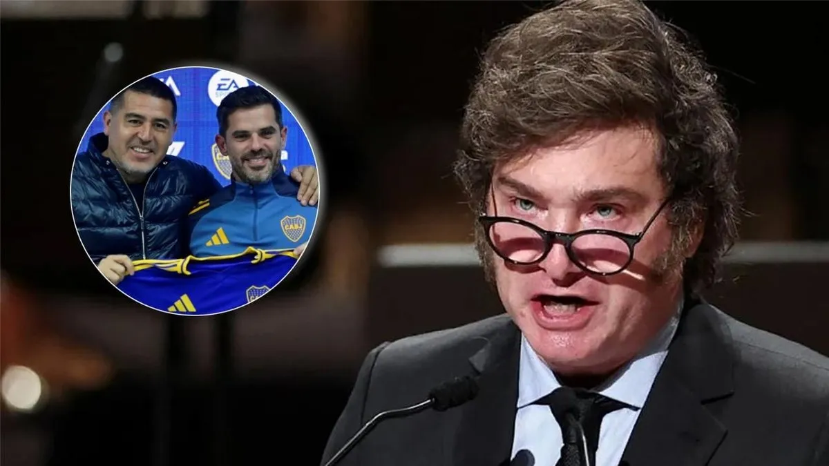 Javier Milei lanza nuevos ataques a Riquelme y Gago en su última controversia.