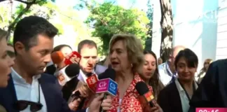 Evelyn Matthei advierte sobre su apuro al llegar a votar en elecciones regionales.