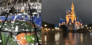 Tormenta Milton causa el colapso de la cubierta del Estadio de Tampa