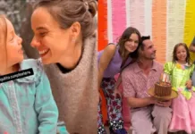 María Gracia Omegna y Gonzalo Valenzuela celebran el cumpleaños de su hija con amor.