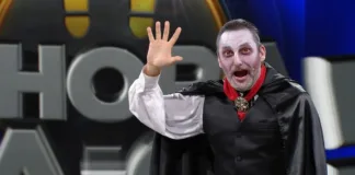 Daniel Fuenzalida se transforma en Drácula en el especial de Halloween de Ahora Caigo.