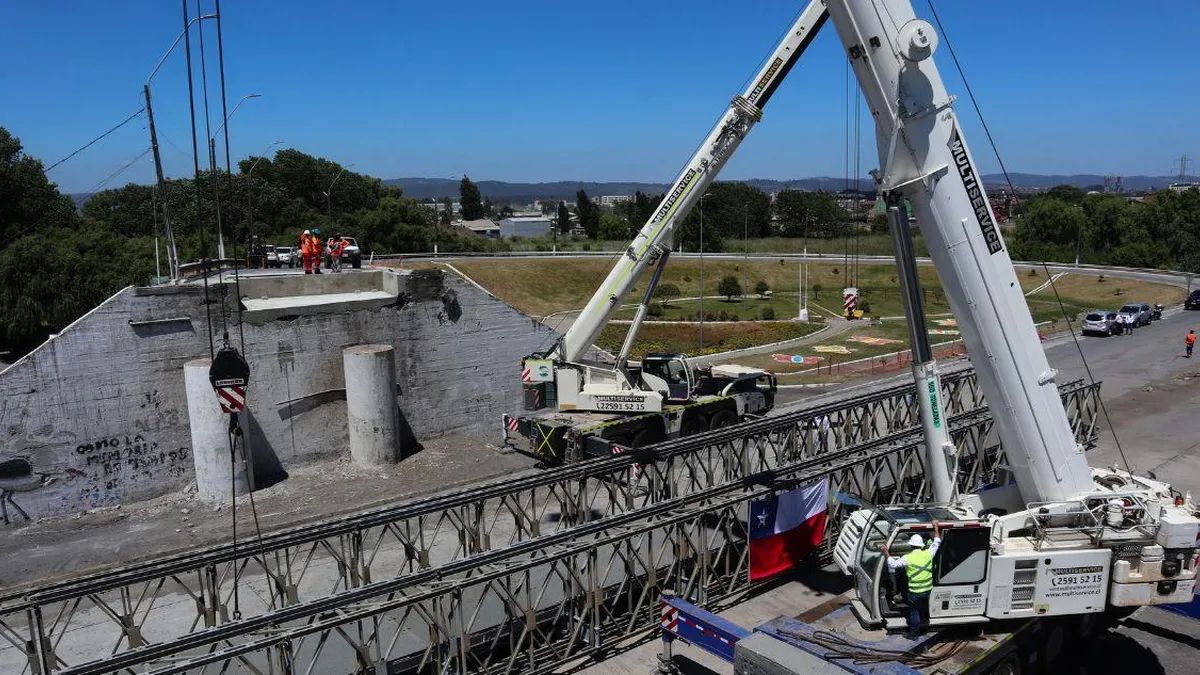 Comienzan las obras del Puente Perales en Talcahuano: listo para julio de 2026