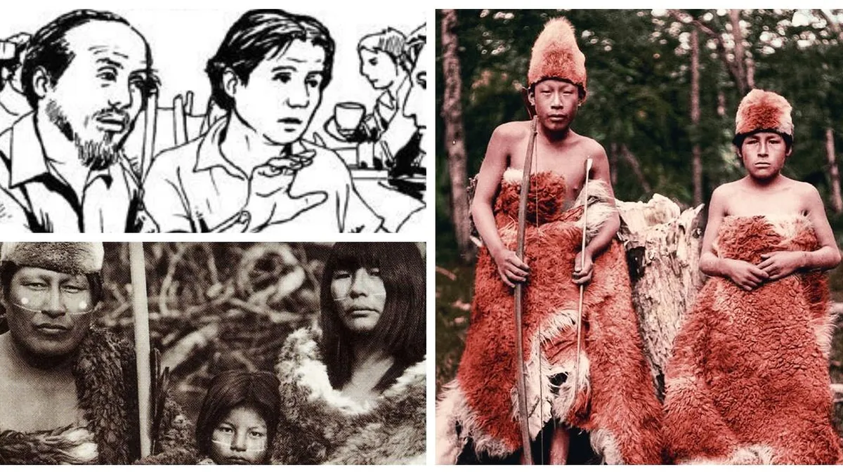 Carlos Reyes y Rodrigo Elgueta: una novela gráfica que revive la memoria selk’nam