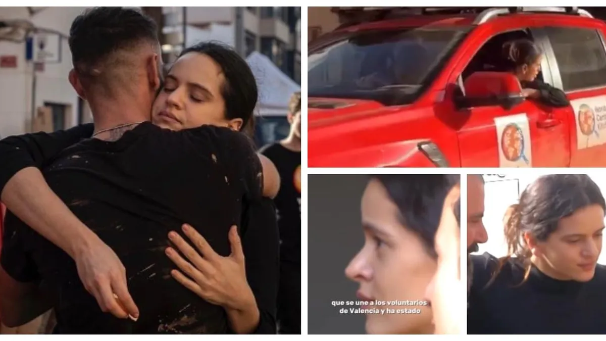 Rosalía y José Andrés se unen para llevar esperanza y alimentos a damnificados en Valencia