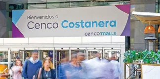 Cencosud reporta un aumento del 10% en ingresos de malls hasta septiembre.