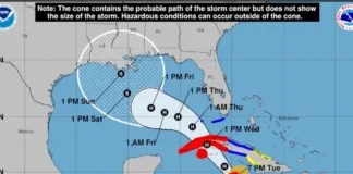 Rafael se intensifica a huracán y avanza hacia Cuba y el Golfo de México.