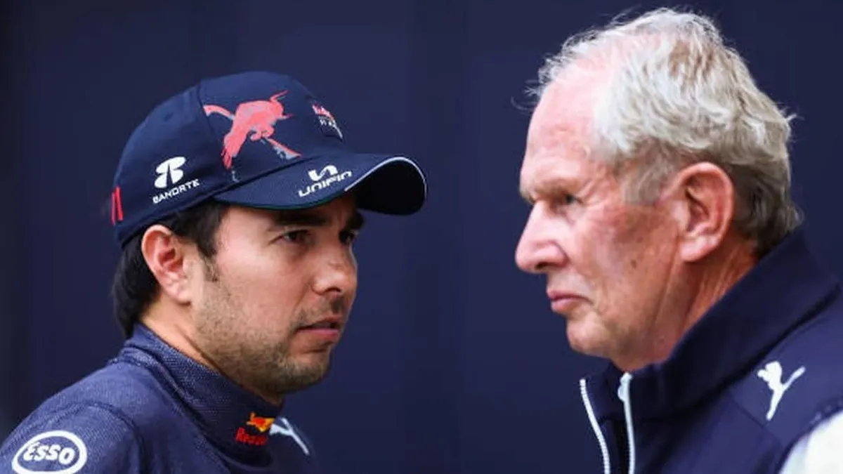 Red Bull lanza un dardo a Checo Pérez en medio de la negociación con Colapinto.
