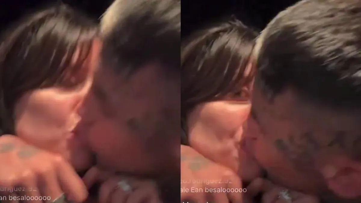Wanda Nara y L-Gante se besan en vivo: “Te amo” y deslumbran con su romance en Instagram
