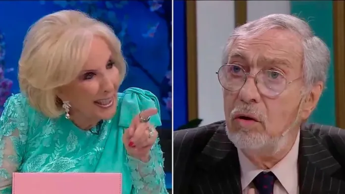 Mirtha Legrand responde a Luis Brandoni: "Mirá mi dedito" tras sus críticas.