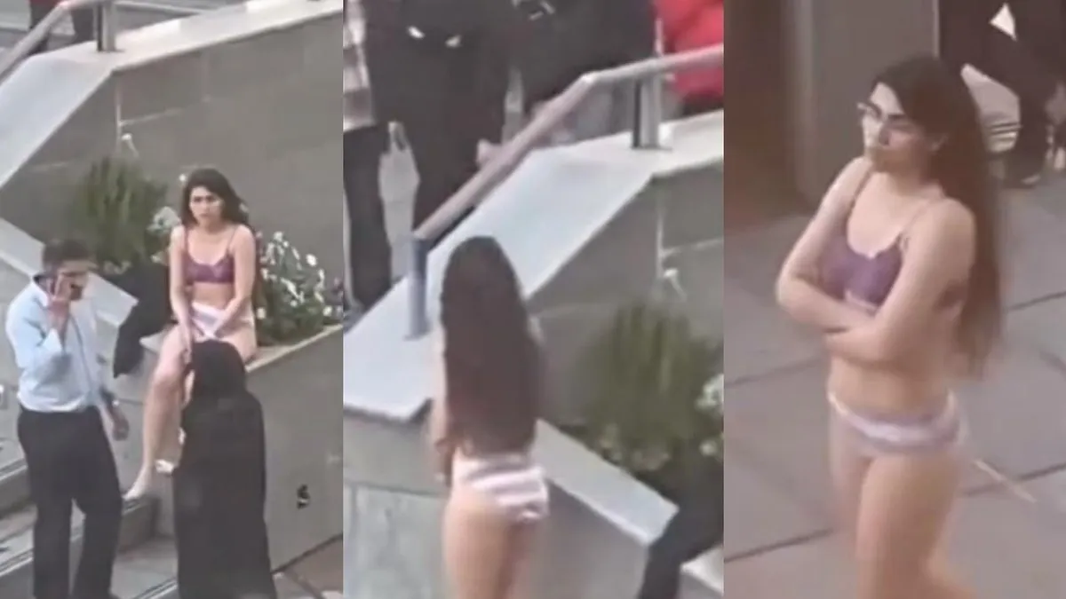 Activistas claman por la liberación de joven iraní tras protesta en ropa interior en Teherán