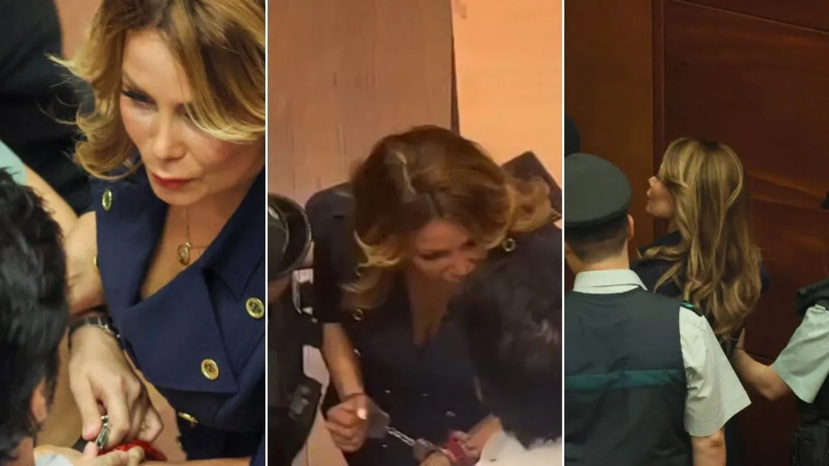 Cathy Barriga, esposada y llevada a prisión: un beso interrumpido en su despedida