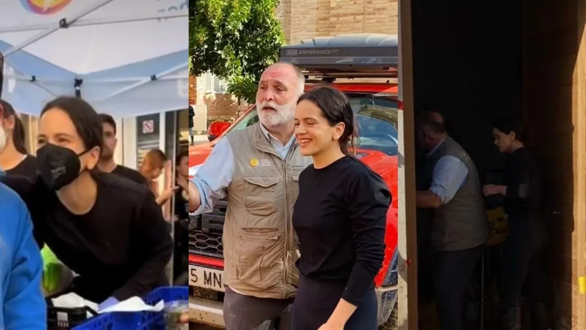 Rosalía en Valencia: voluntaria