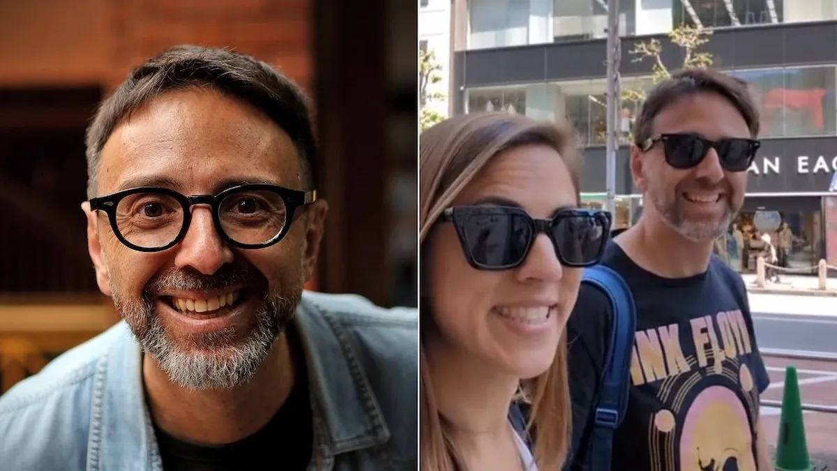 El gran flechazo de Marcelo Kiwi: amor y viajes con la periodista Natalia Hebel en Berlín