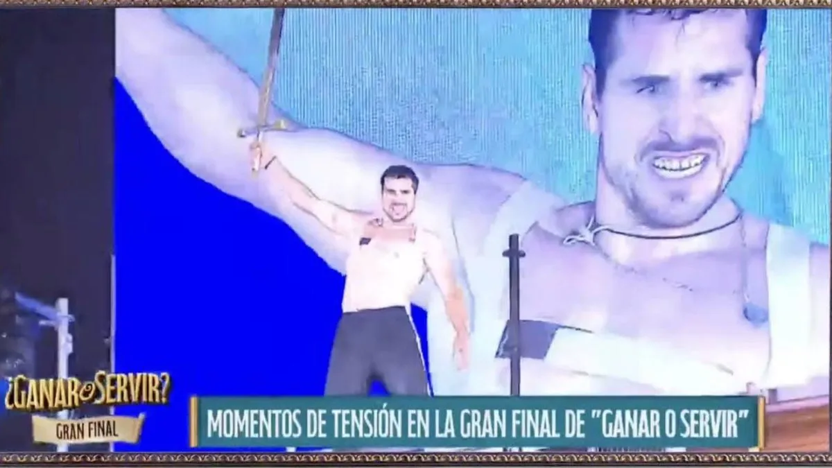 Pangal Andrade celebra su victoria en Ganar o Servir