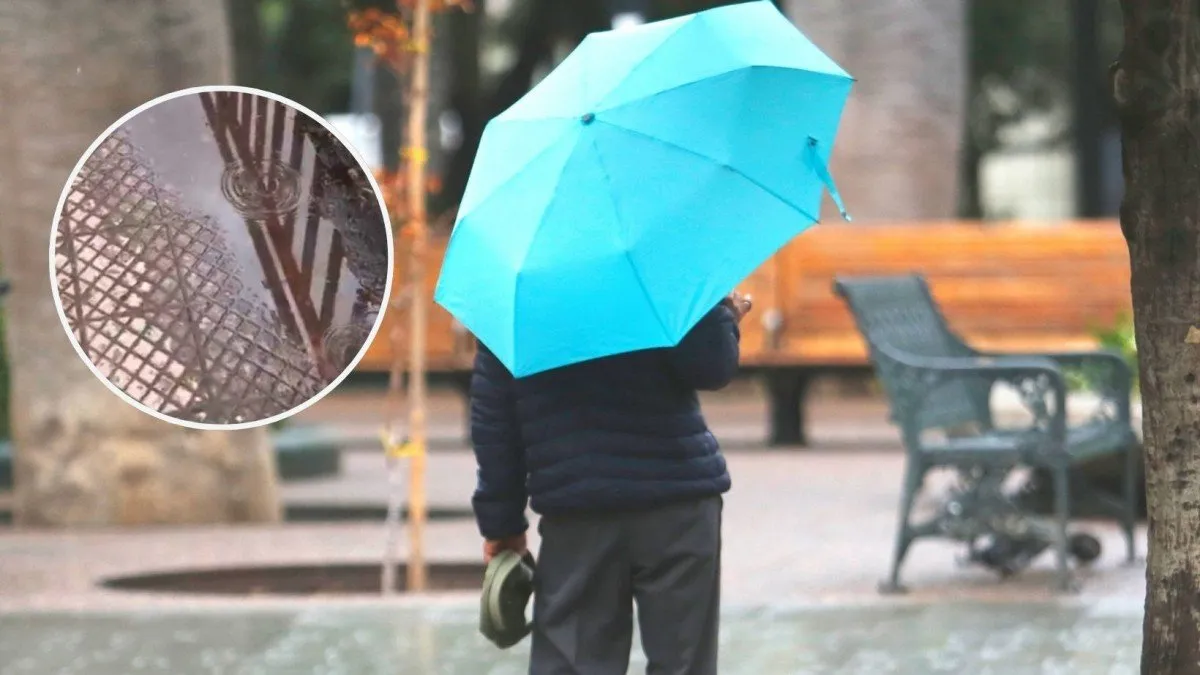 Santiago sorprendido por lluvias inesperadas en medio del calor intenso.