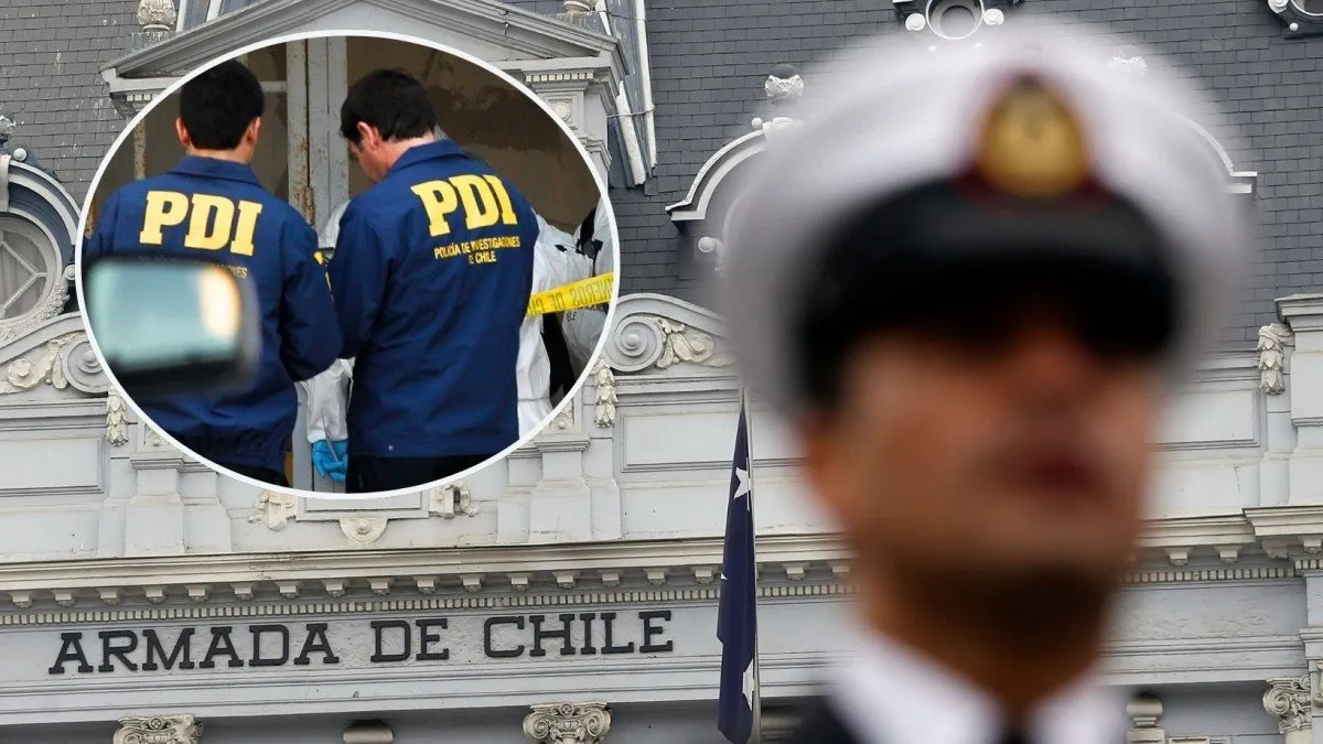 Funcionario de la Armada herido en Valparaíso por fuego cruzado entre vehículos.