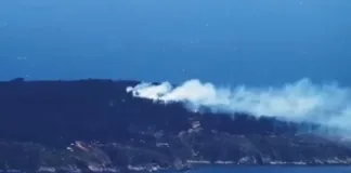 Senapred declara Alerta Roja por incendio forestal en Valparaíso.