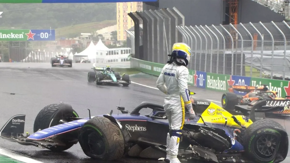 Colapinto y el duro golpe a Williams: ¿cuánto costará reparar su monoplaza destrozado?