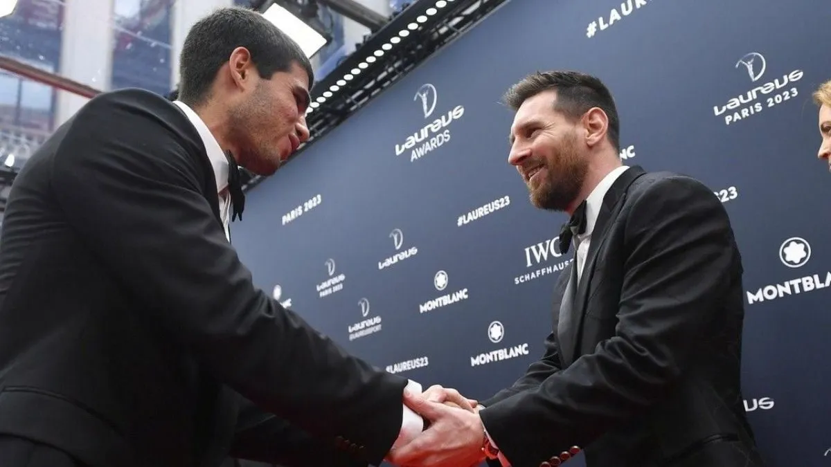 Carlos Alcaraz recuerda su asombro al conocer a Lionel Messi: “Es increíble estar a su lado”