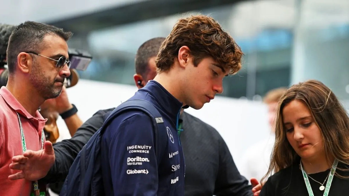 Franco Colapinto se despide de la Q1 en Brasil tras un accidente bajo la lluvia