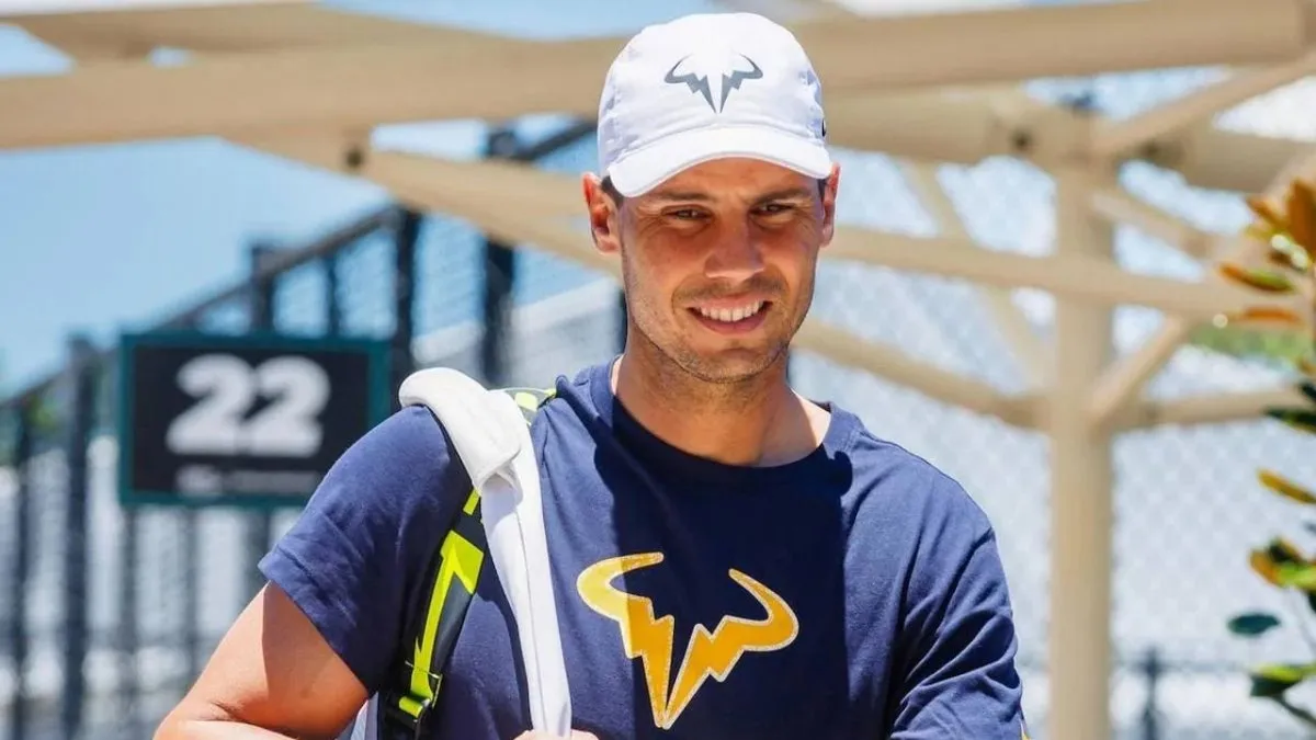 Rafael Nadal sorprende a jóvenes tenistas en medio de la tragedia por la DANA en España