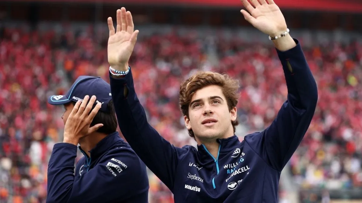 Franco Colapinto arrasa en votación y supera a Sainz en el premio de la F1