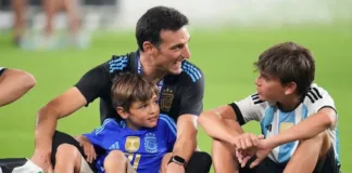 El hijo de Scaloni revela su admiración por un inesperado jugador argentino.