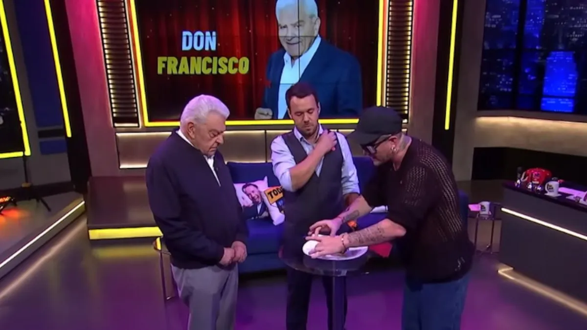 Don Francisco y su inesperado encuentro con Junior Playboy que dejó a todos sorprendidos