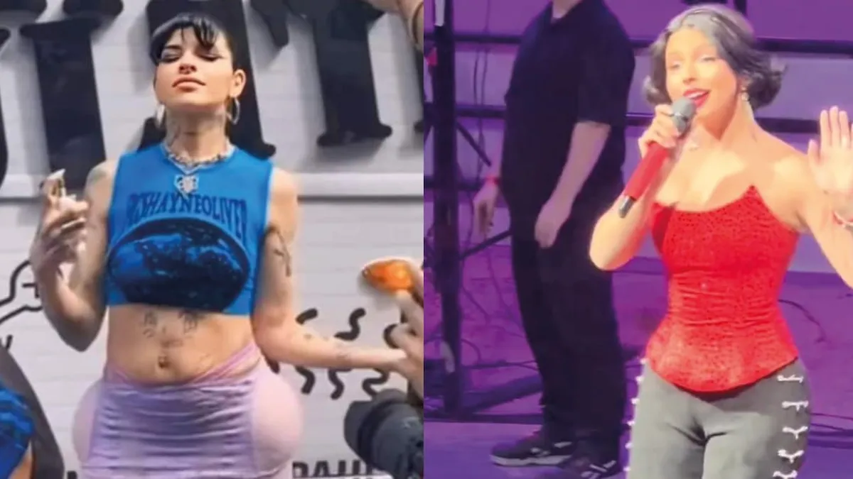 Cazzu sorprende con falda de esponjas y despierta rumores sobre Ángela Aguilar en el Pride de Buenos Aires