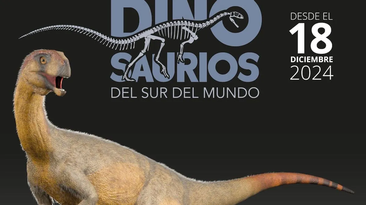 Exposición única de fósiles de dinosaurios chilenos en el Museo Nacional de Historia Natural.