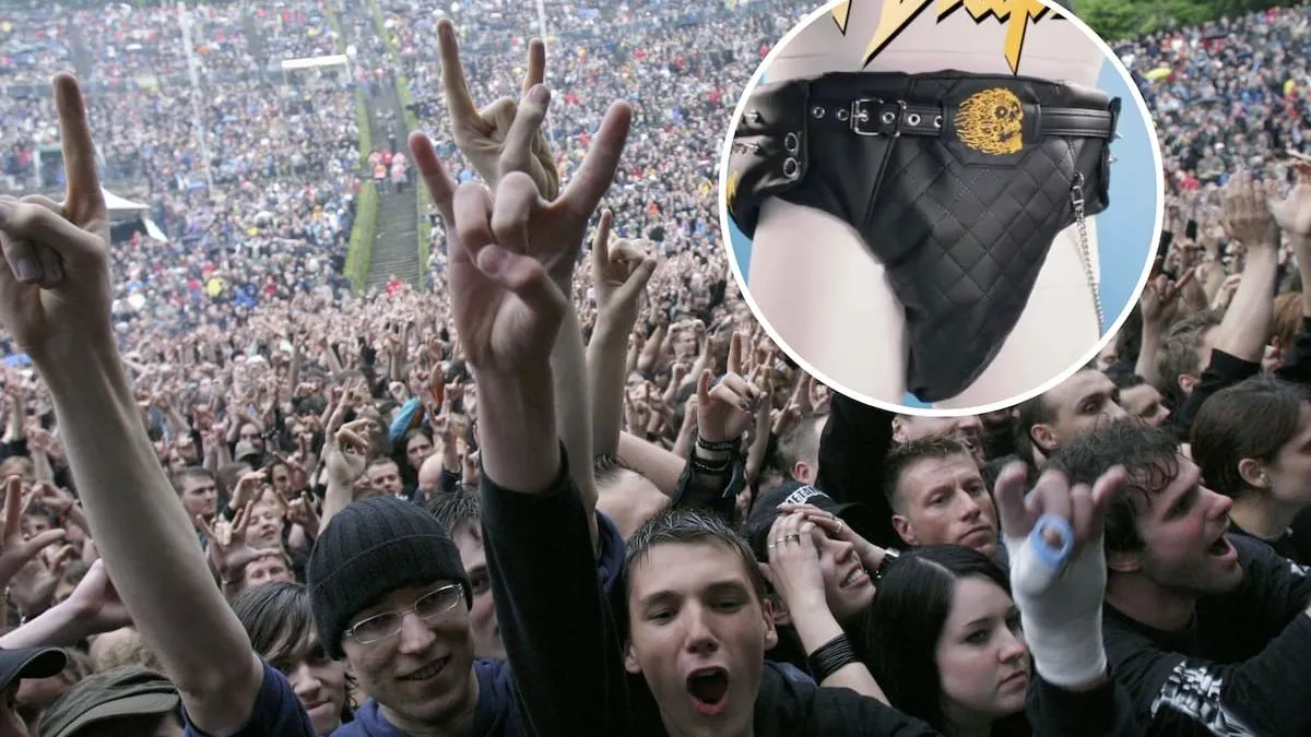 ¡Increíble! El pañal rockero que te permite disfrutar sin interrupciones en conciertos.