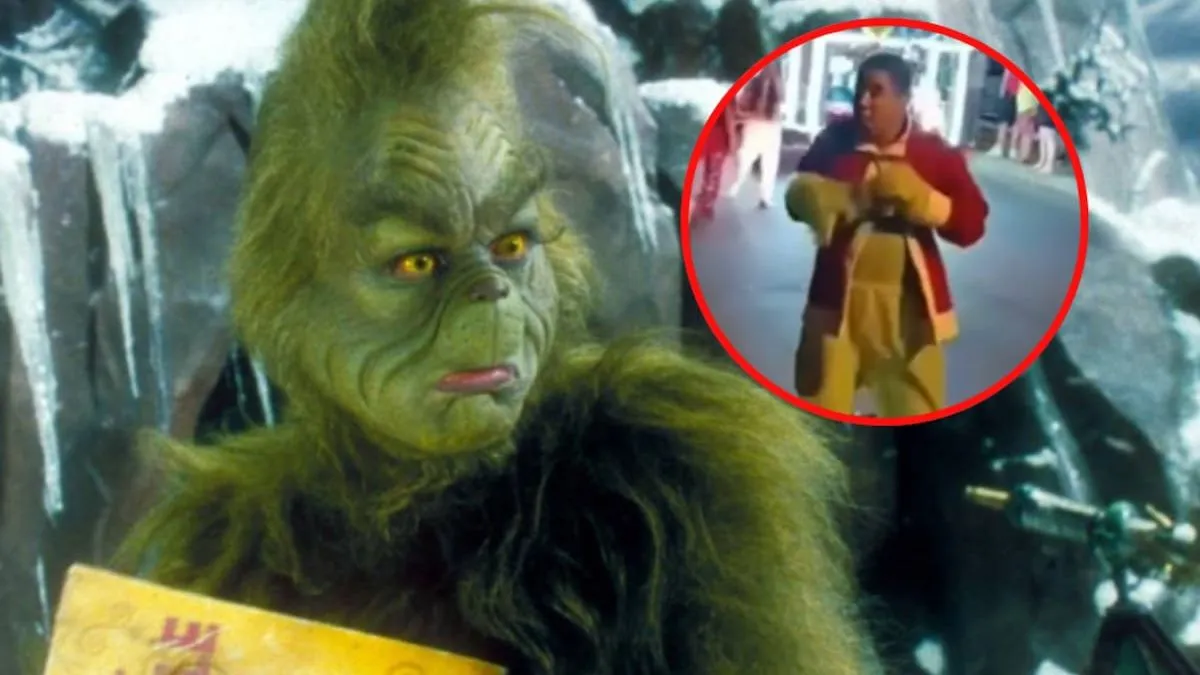 Un carabinero disfrazado de Grinch enfrenta un violento incidente en La Pintana