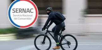 Sernac advierte sobre riesgo de caída en dos modelos de bicicletas en Chile.