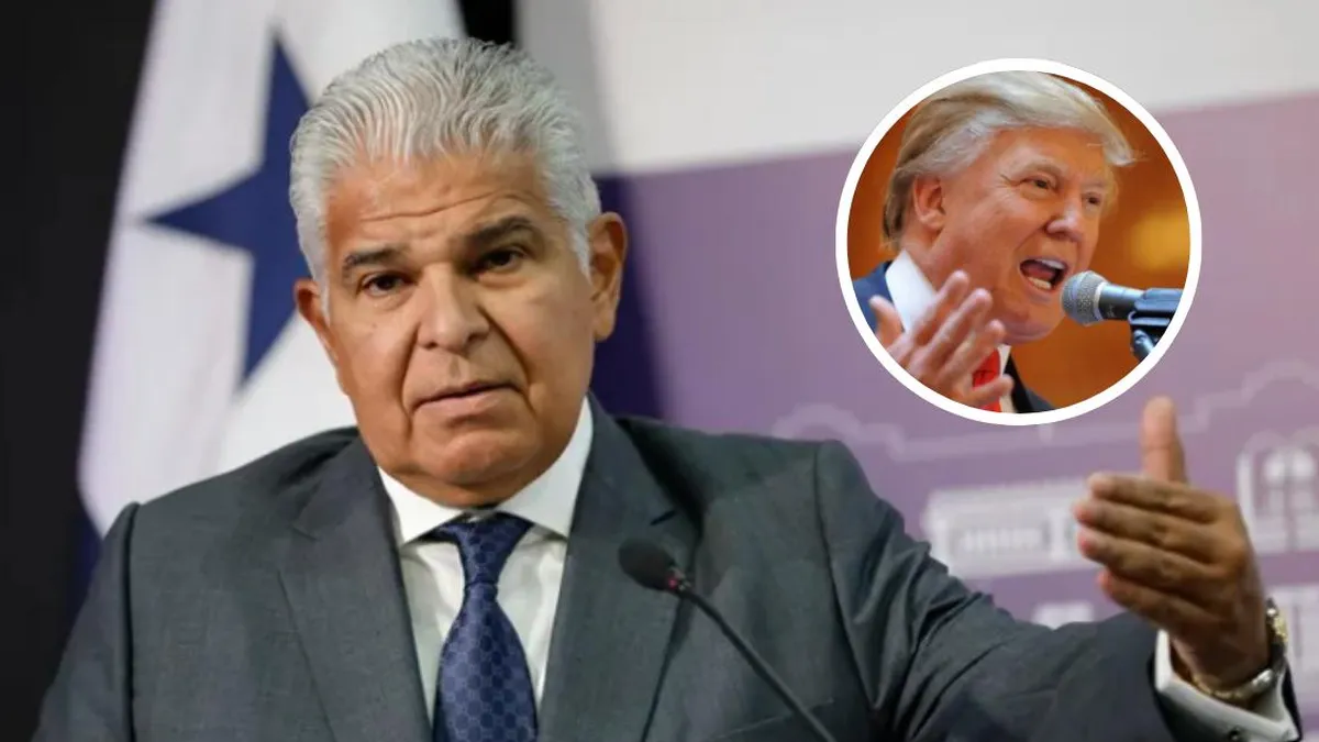 Presidente de Panamá responde a Trump sobre peajes del canal y presencia china