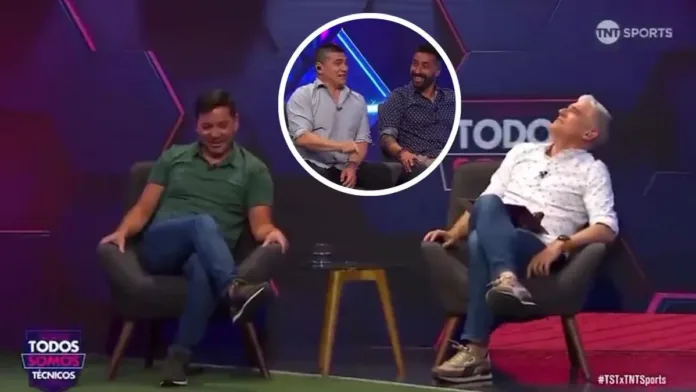 Panelistas de TNT Sports reaccionan en vivo a un temblor inesperado.