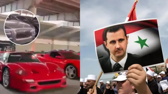 La ostentosa colección de autos de lujo de Bashar al Assad tras su caída en Siria.