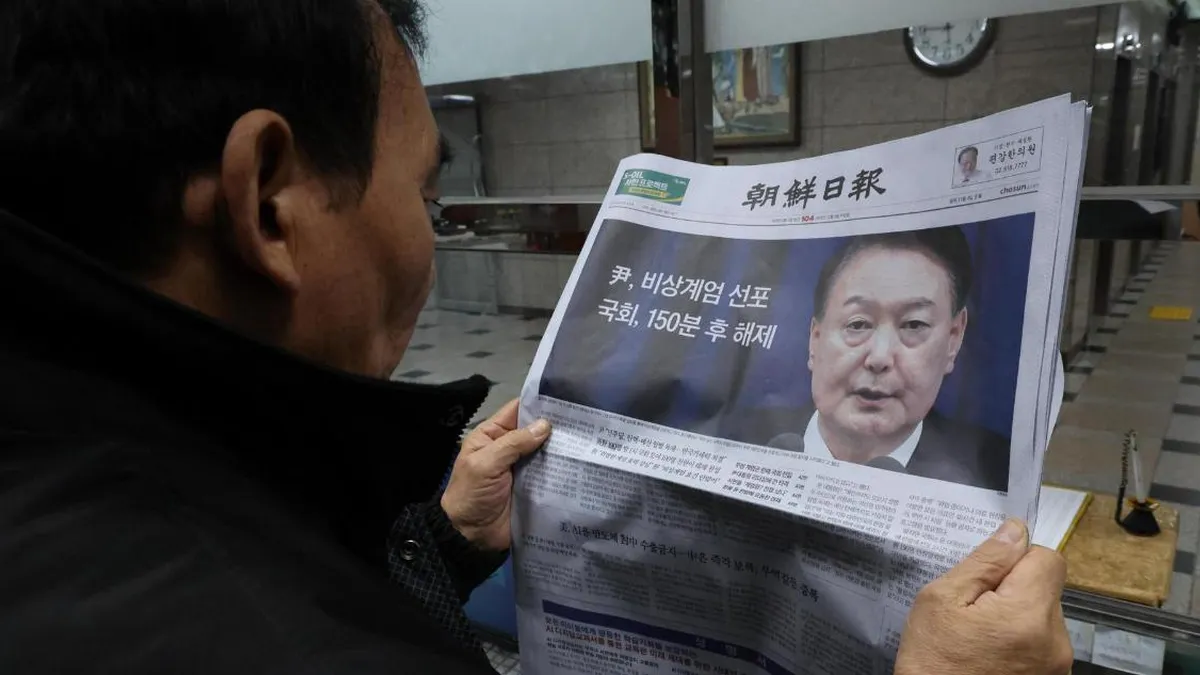 Solicitan orden de detención contra el presidente surcoreano Yoon Suk-yeol por ley marcial