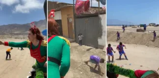 Catalina Pérez enfrenta críticas por lanzar regalos a niños en Antofagasta.