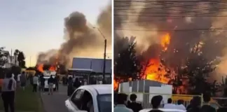 Incendio en Valdivia deja 7 damnificados; situación controlada.