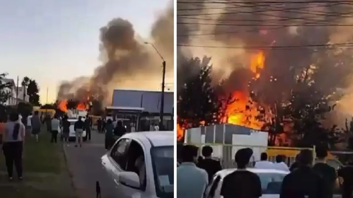 Incendio de características complejas en Valdivia deja a siete personas damnificadas