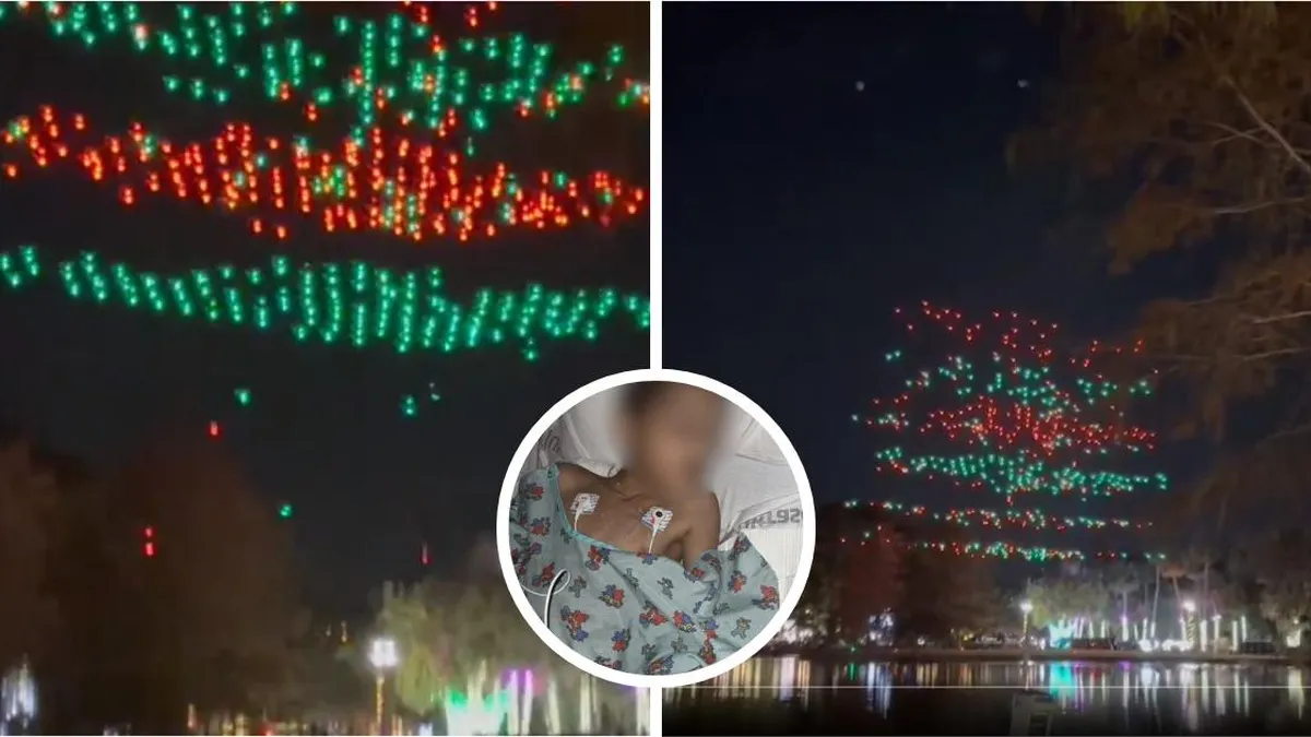 Orlando: Niño se opera del corazón tras ser golpeado por un dron en un show navideño.